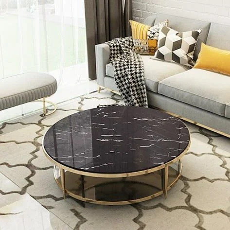 Bàn trà inox mạ PVD với mẫu mã đa dạng