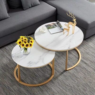 Chân bàn trà mạ vàng