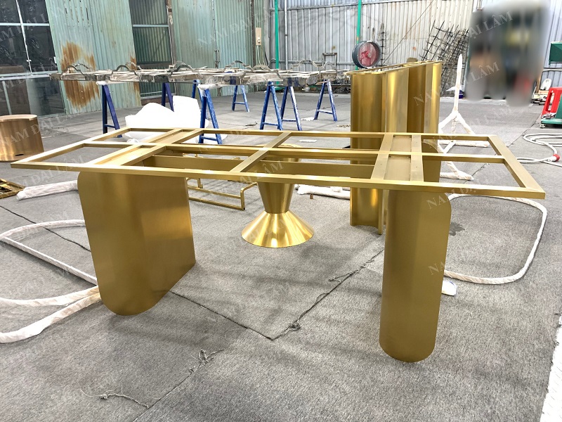 Tìm mua chân bàn trà tại xưởng mạ Pvd nội thất Hà Nội uy tín